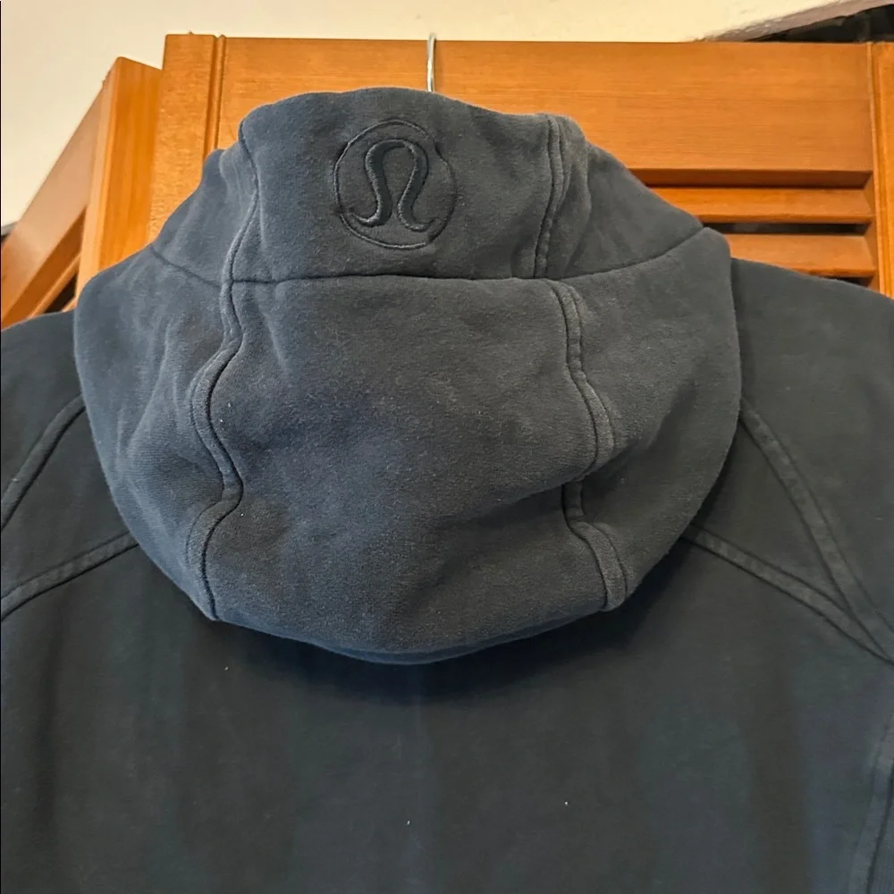 Deep Blue Lululemon Scuba Zip Hoodie - Picture 4 of 5